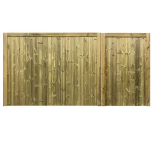 Croyde Mortise & Tenon 3/4 Split T&G Entrance Gate (Pair)