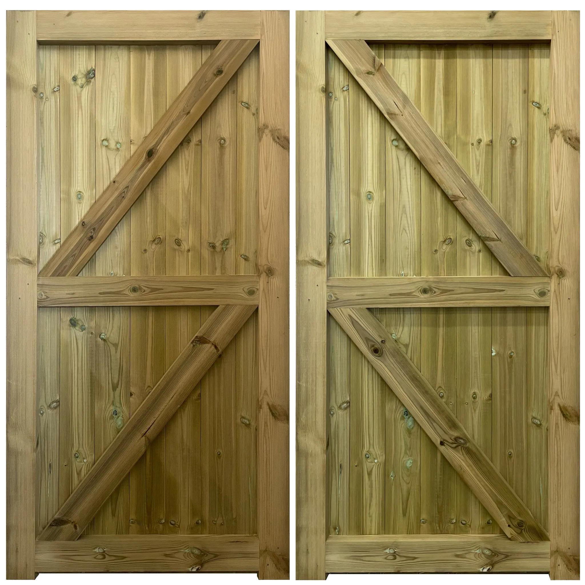 Croyde Mortise & Tenon T&G Entrance Gate (Pair)
