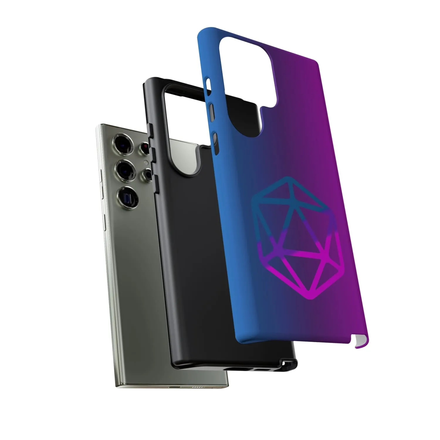 D20 Critical Pride Bi Pride PY Tough Phone Case