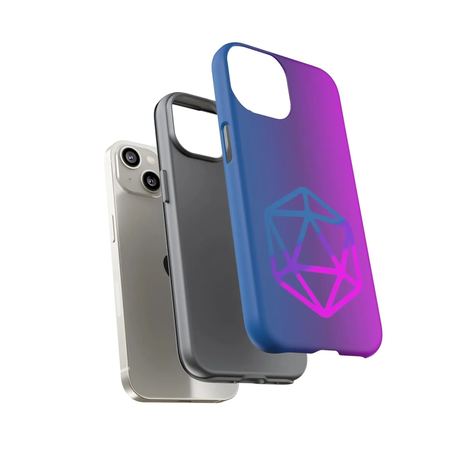 D20 Critical Pride Bi Pride PY Tough Phone Case
