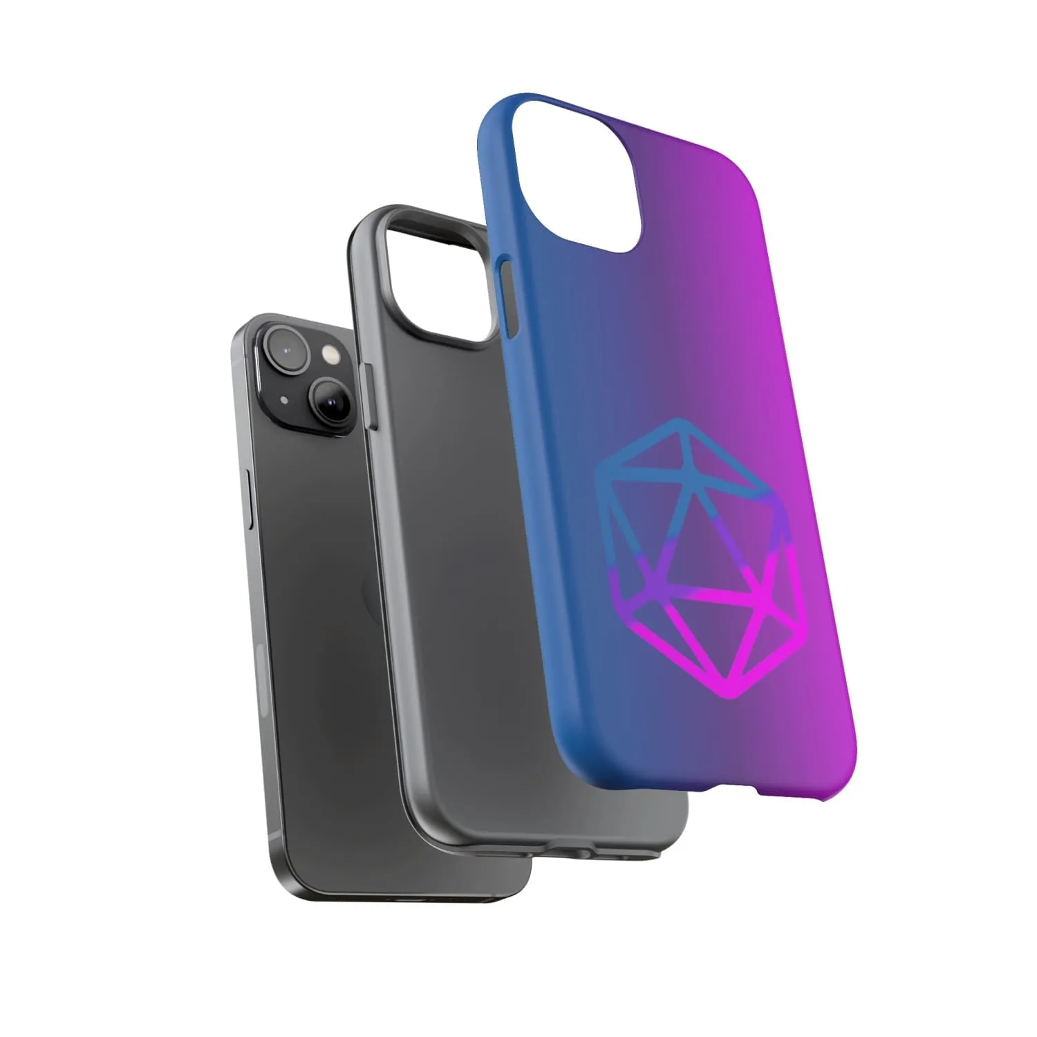 D20 Critical Pride Bi Pride PY Tough Phone Case