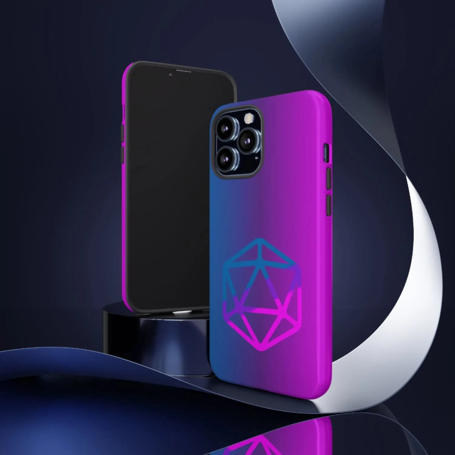 D20 Critical Pride Bi Pride PY Tough Phone Case