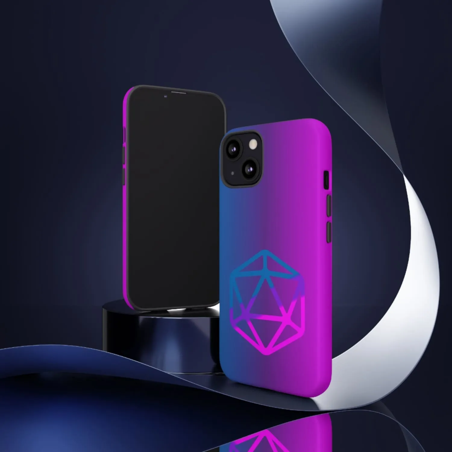 D20 Critical Pride Bi Pride PY Tough Phone Case
