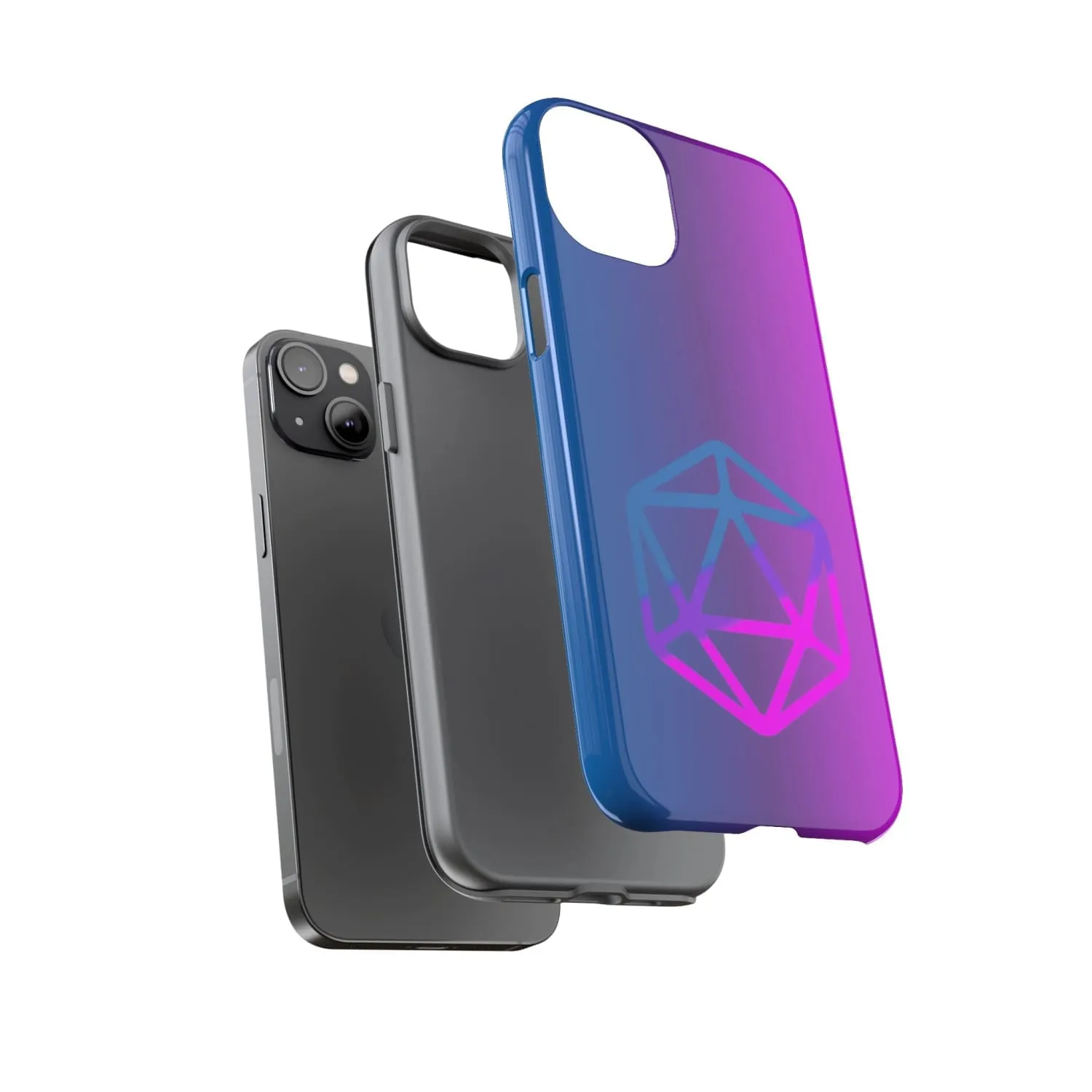 D20 Critical Pride Bi Pride PY Tough Phone Case