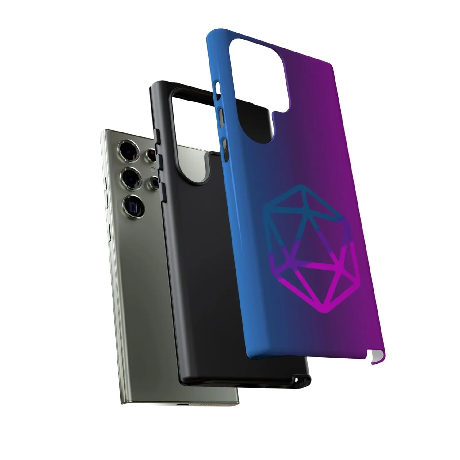 D20 Critical Pride Bi Pride PY Tough Phone Case