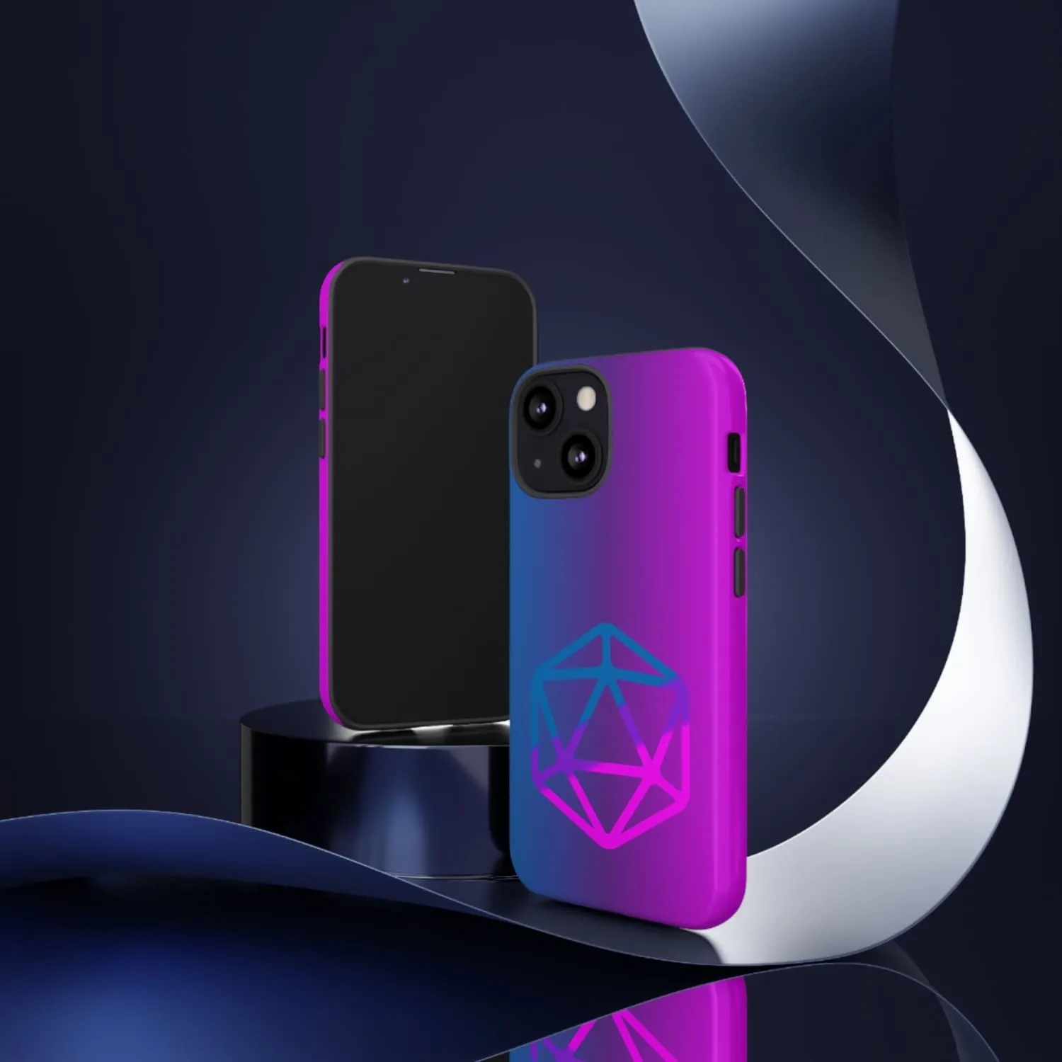 D20 Critical Pride Bi Pride PY Tough Phone Case