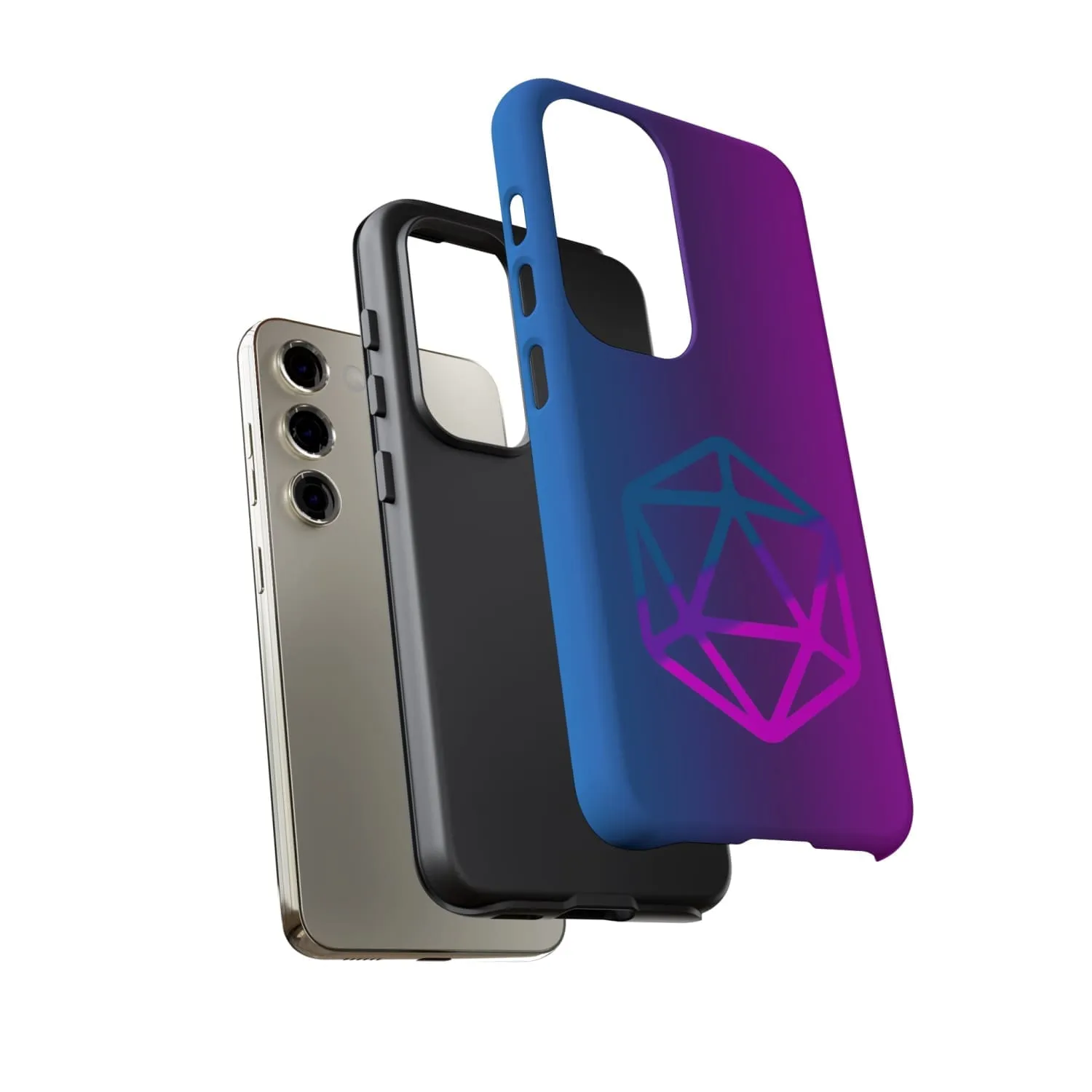 D20 Critical Pride Bi Pride PY Tough Phone Case
