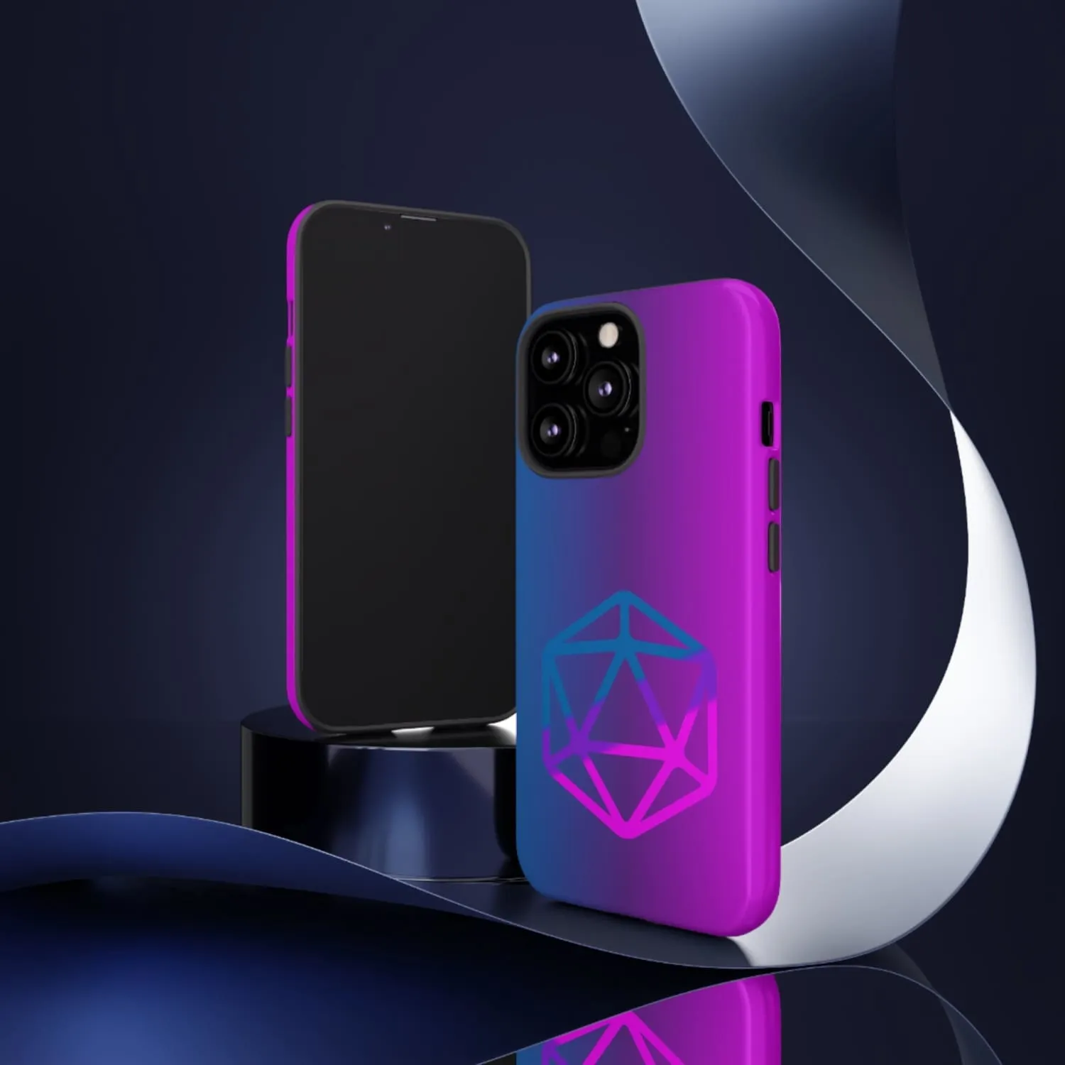 D20 Critical Pride Bi Pride PY Tough Phone Case