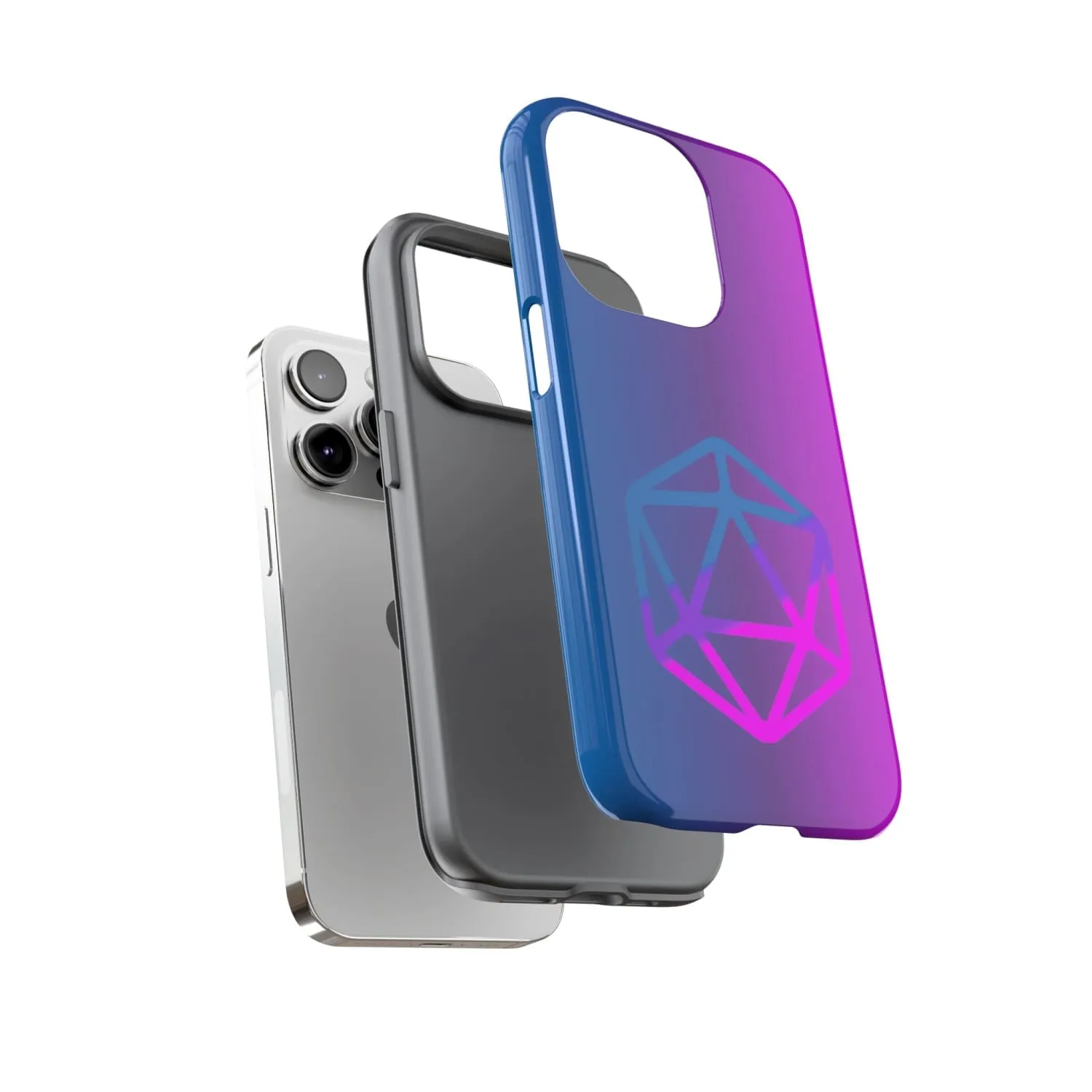 D20 Critical Pride Bi Pride PY Tough Phone Case