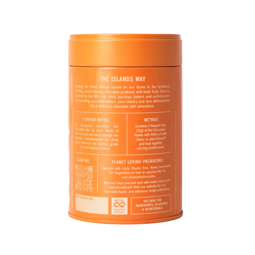 Dark Hot Chocolate Flakes 55% 6 x 200g