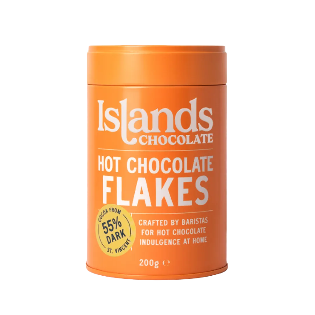 Dark Hot Chocolate Flakes 55% 6 x 200g
