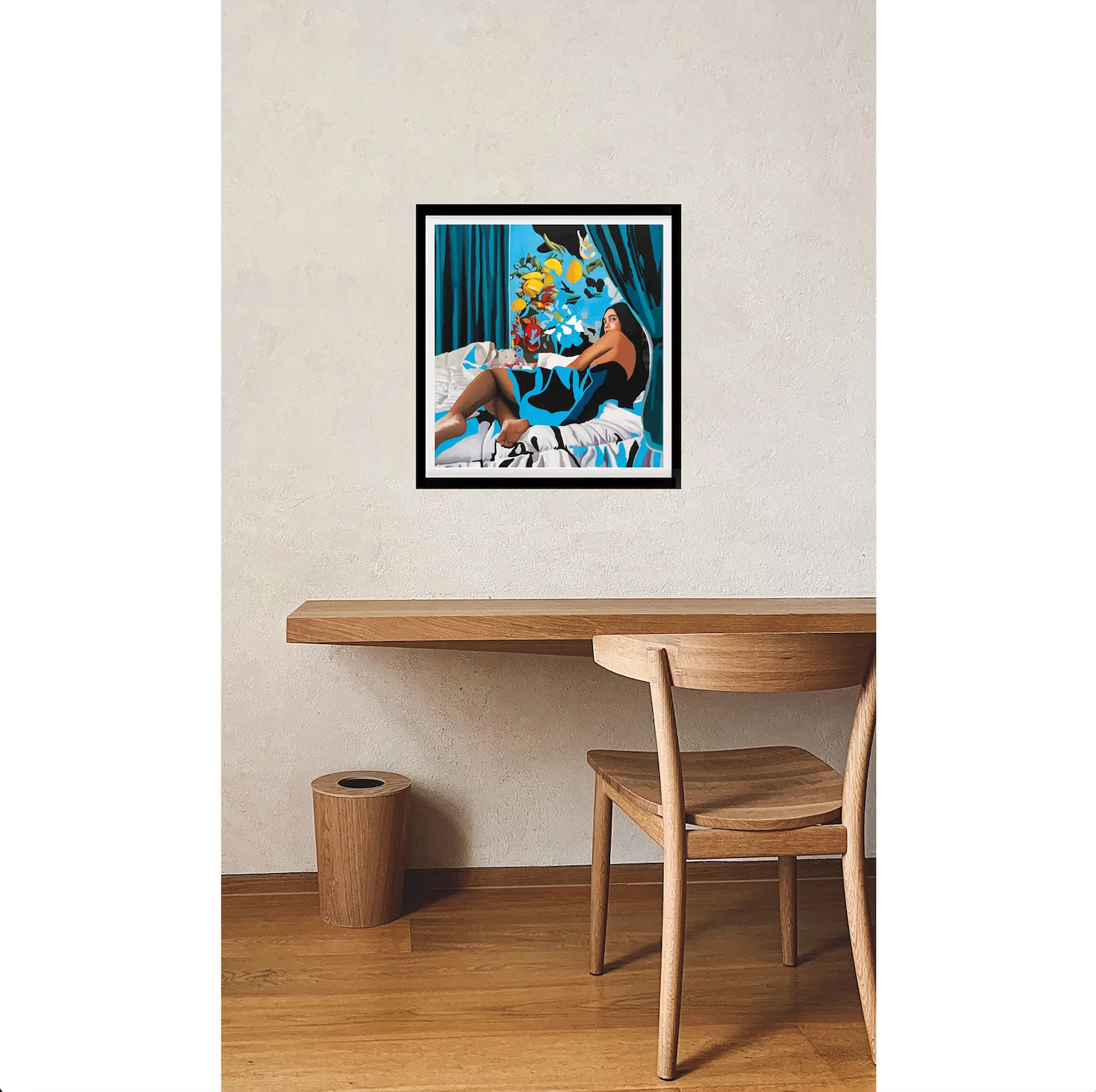 Darryl Westly, Odalisque 1, 2022, Hand-Embellished, Signed, and Numbered Limited Edition Print