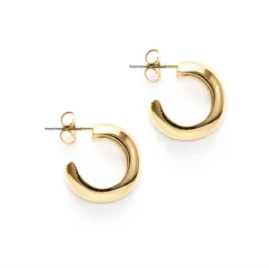 Demure Huggie Hoops