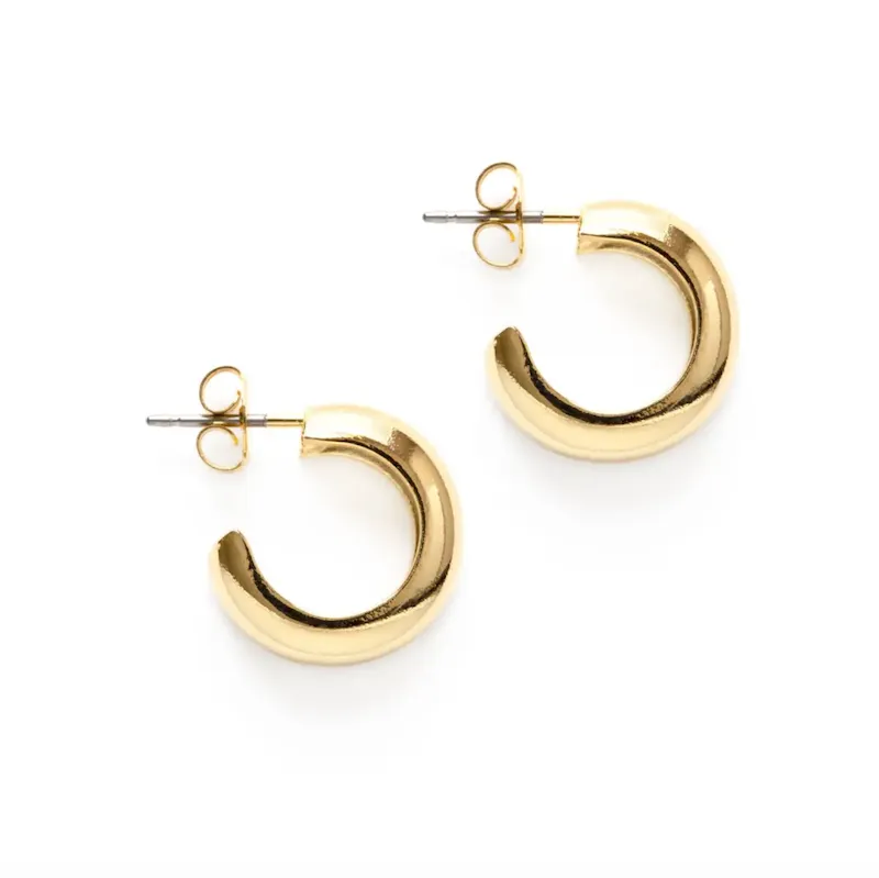 Demure Huggie Hoops
