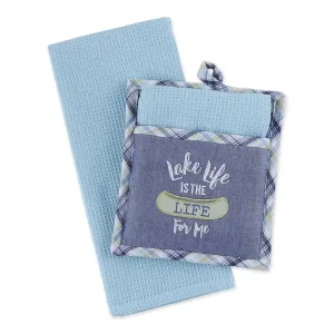 Design Imports - Lake Life Potholder Gift Set
