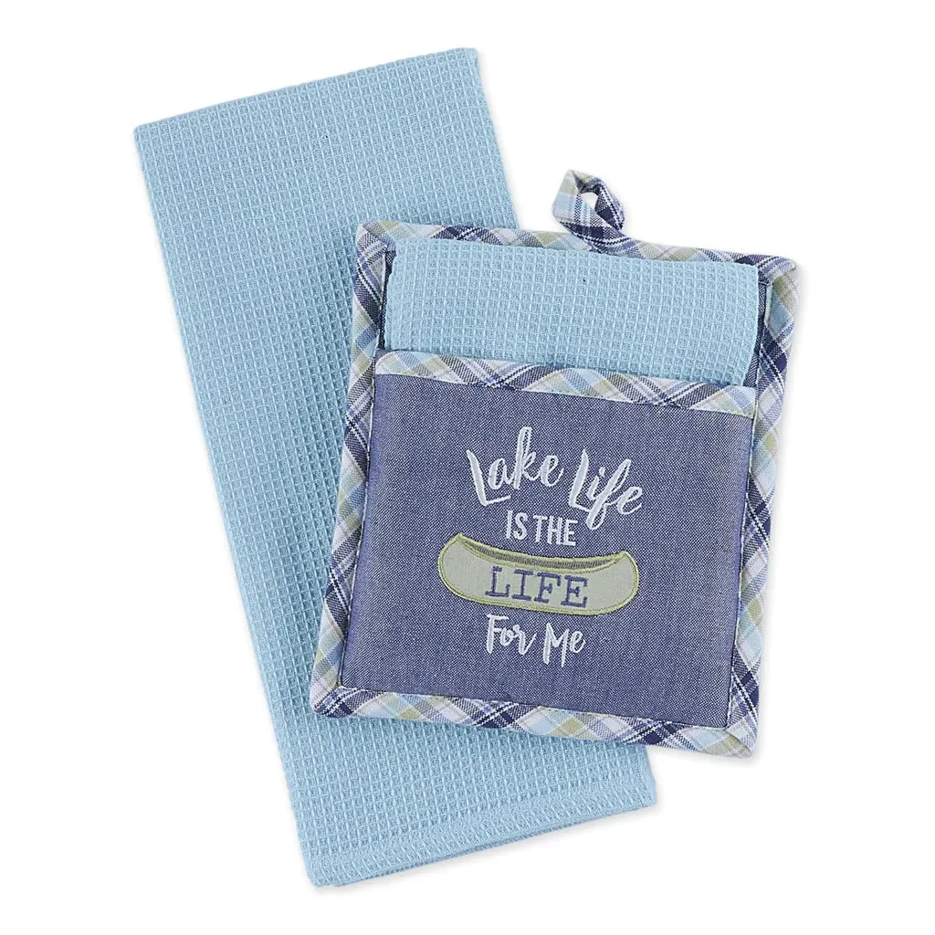 Design Imports - Lake Life Potholder Gift Set