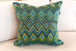 Diamond Design Fully Beaded Pillow - Sabira Collection