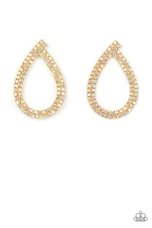 Diva Dust - Gold Post Earring