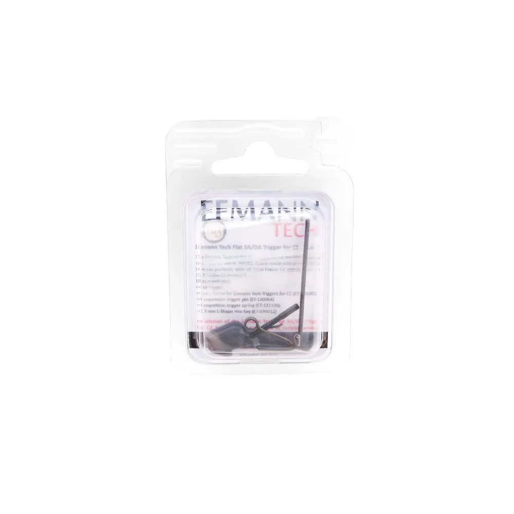 EEMANN TECH FLAT SA/DA TRIGGER FOR CZ BLACK, ET-130083