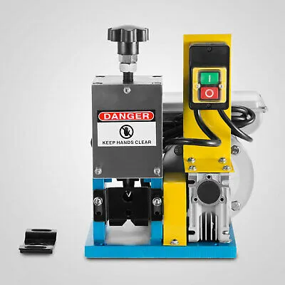 Electric Wire Stripping Machine Portable Powered Comercial 1/4HP Cable Stripper