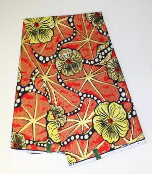 Embellish with gold print 100% cotton