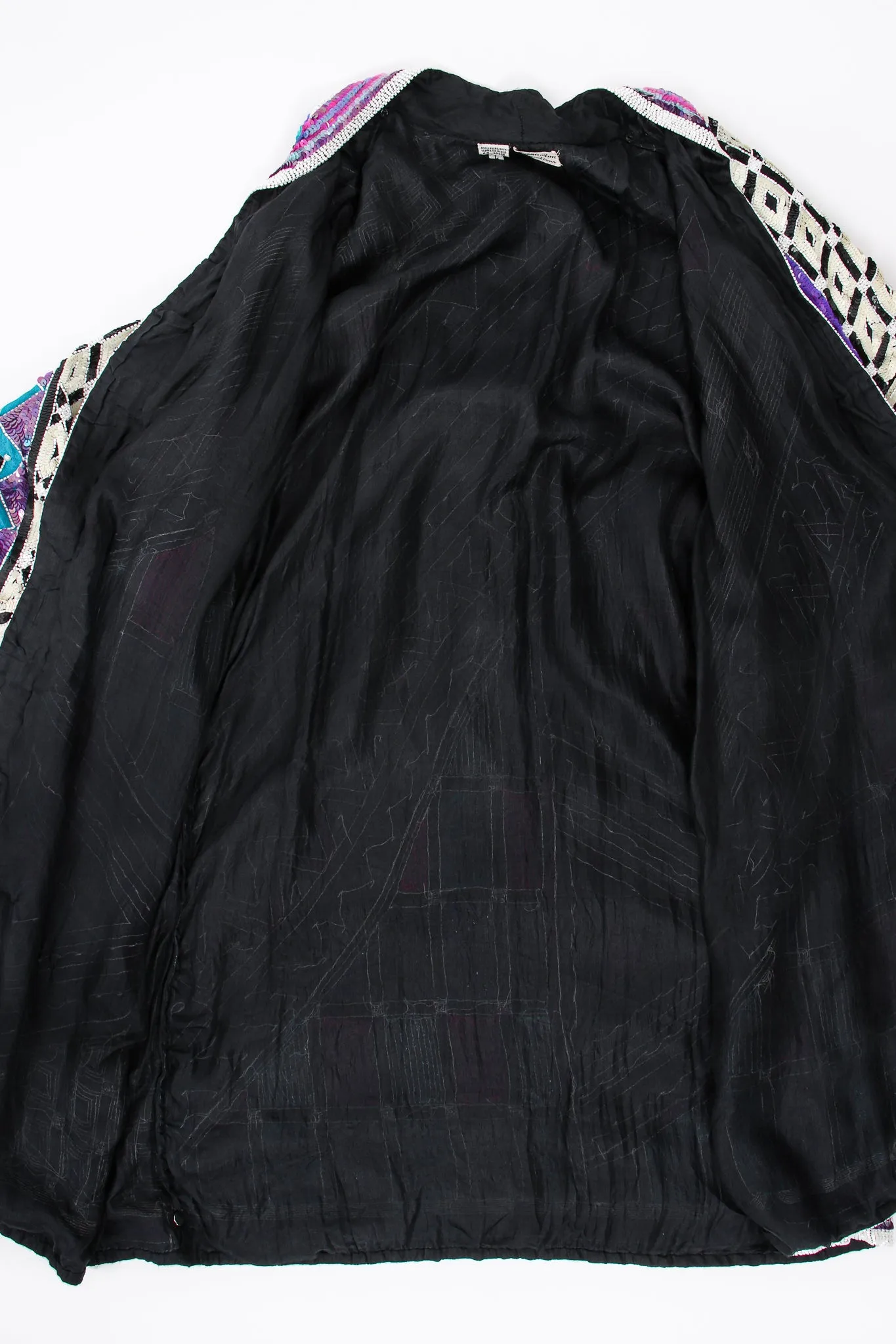 Embellished Sequin Pearl Duster