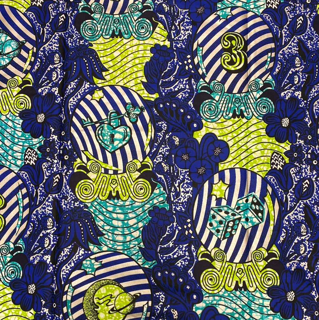 Embellished with gold print 100% cotton
