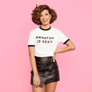 Empathy Embellished Ringer Tee