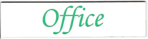 Engraved Acrylic Laminate Office Door Sign