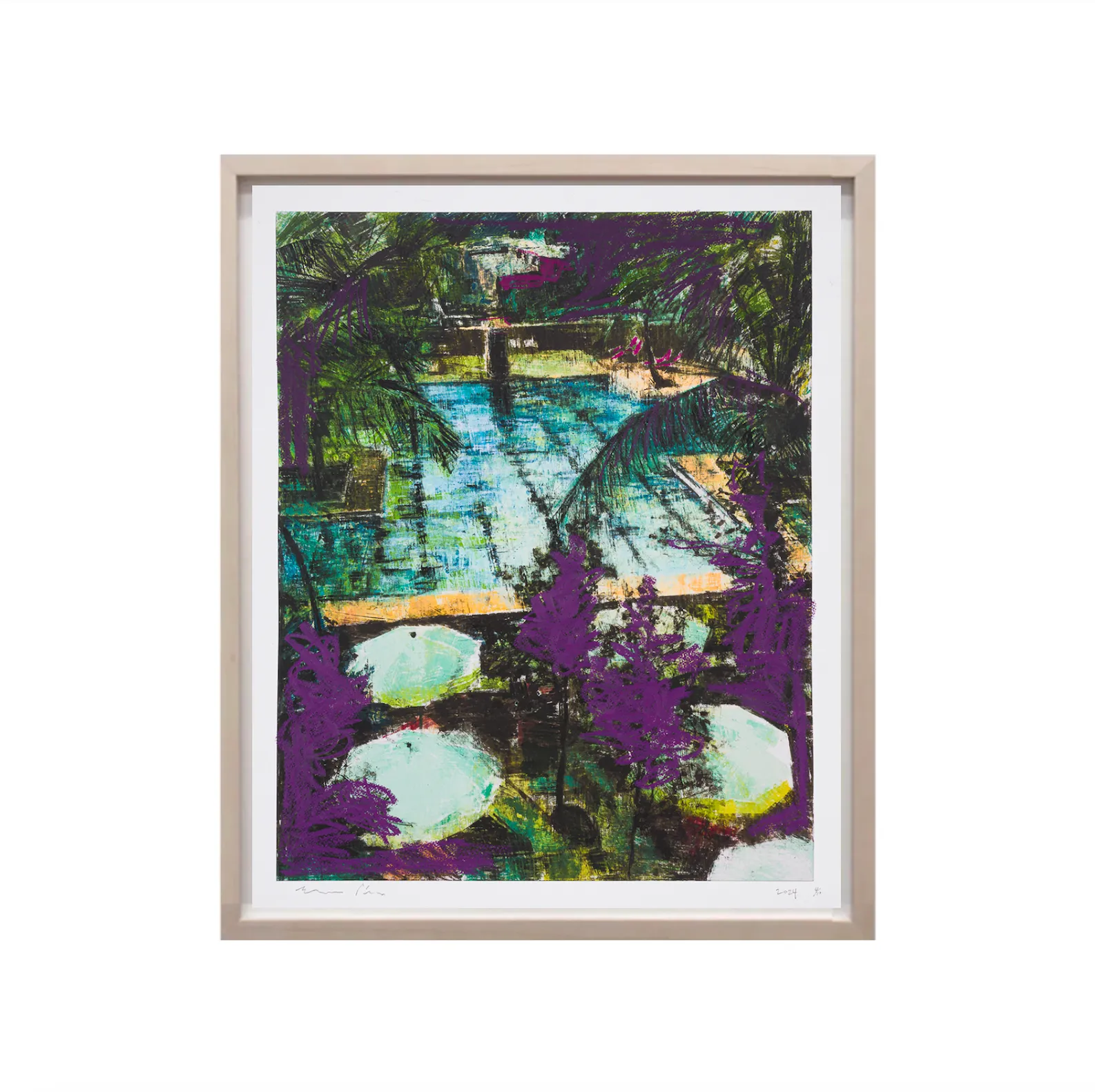 Enoc Perez, Dorado Beach Pool, 2024; Limited Edition Print