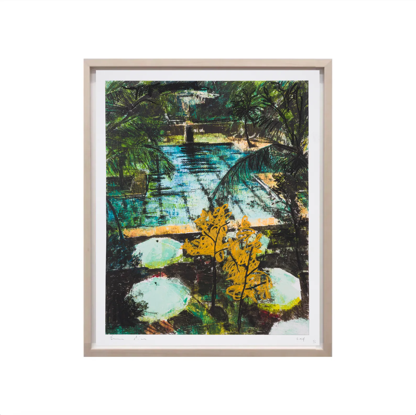 Enoc Perez, Dorado Beach Pool, 2024; Limited Edition Print
