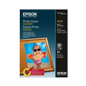 Epson  Glossy 4x6 200gsm Photo Paper - 20 Sheets S042546
