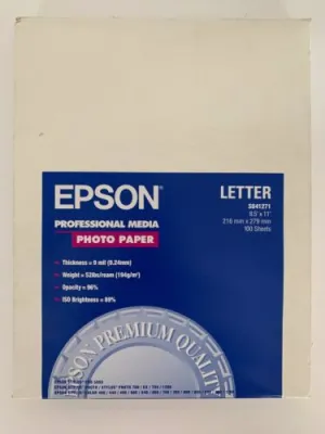 Epson Glossy Pro Media Photo White Paper
