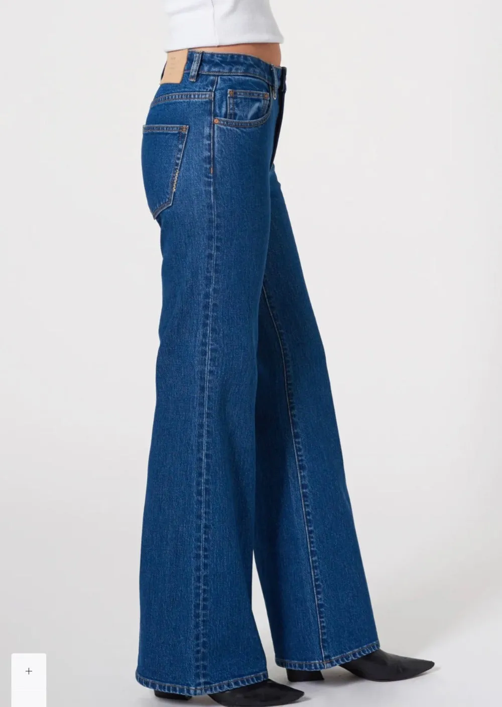 Eva Wide Royal Indigo Mid Indigo