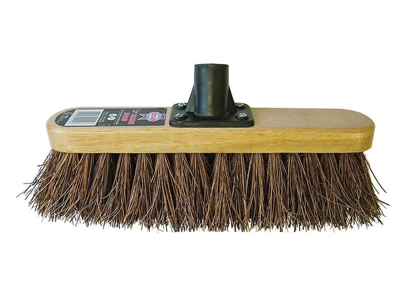 Faithfull Broom Head Bassine Varnished 300Mm (12In) Threaded Socket