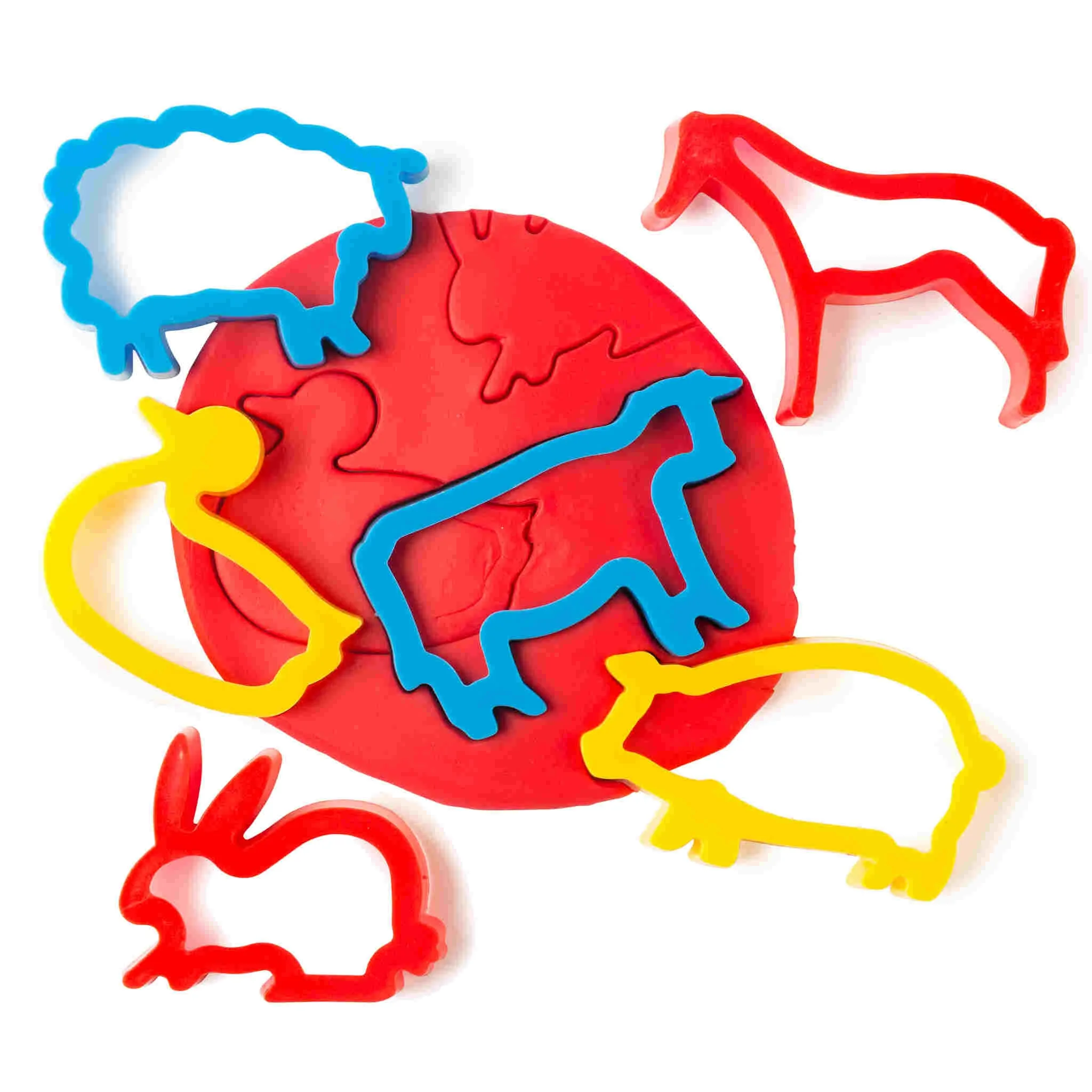 Farm Animal-Shaped Cutters, Set of 6