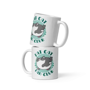 Fat Cat Fan Club Glossy Mug