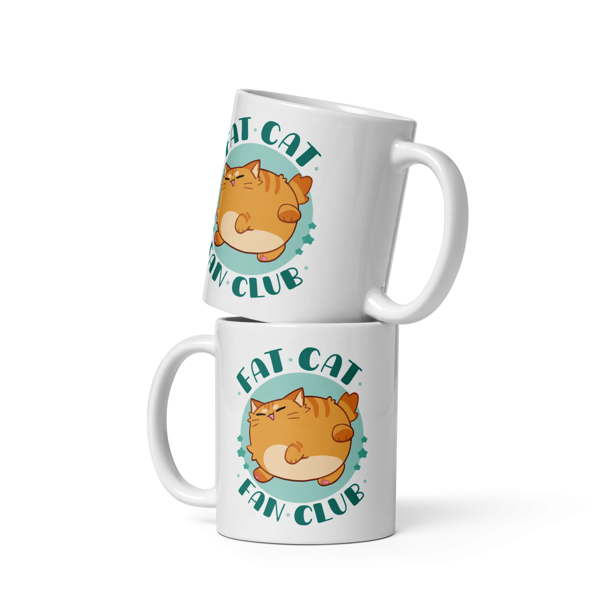 Fat Cat Fan Club Glossy Mug