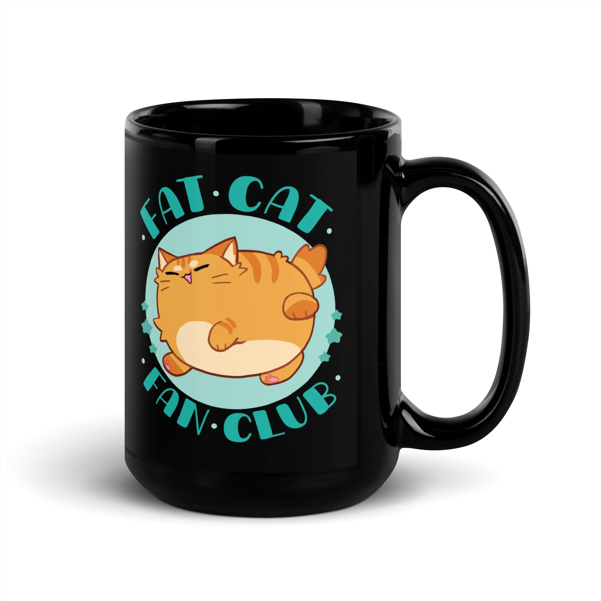 Fat Cat Fan Club Glossy Mug