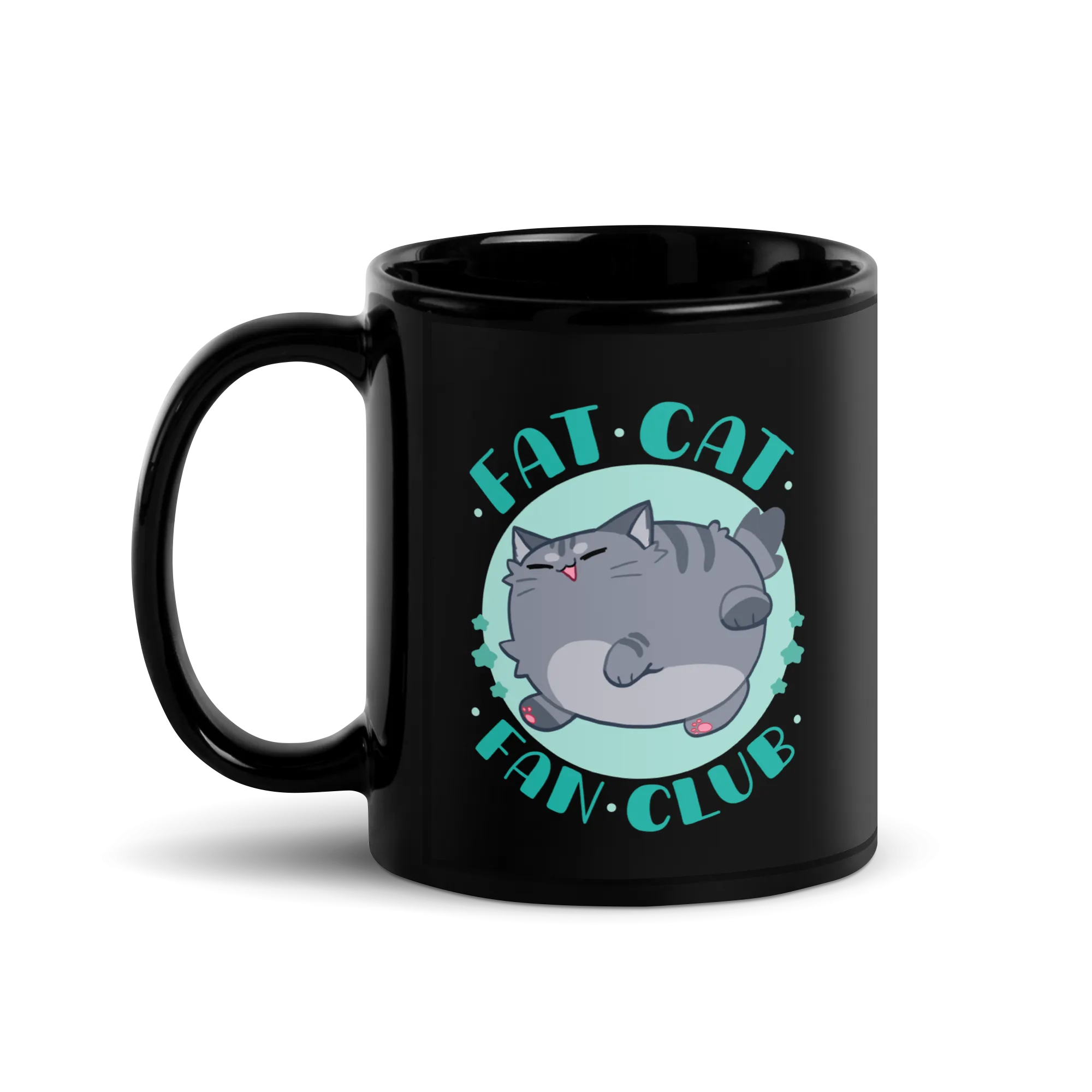 Fat Cat Fan Club Glossy Mug