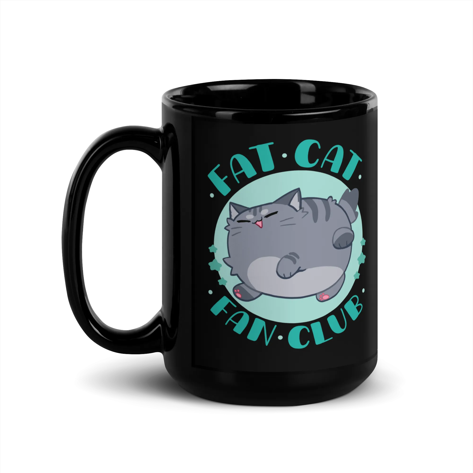 Fat Cat Fan Club Glossy Mug