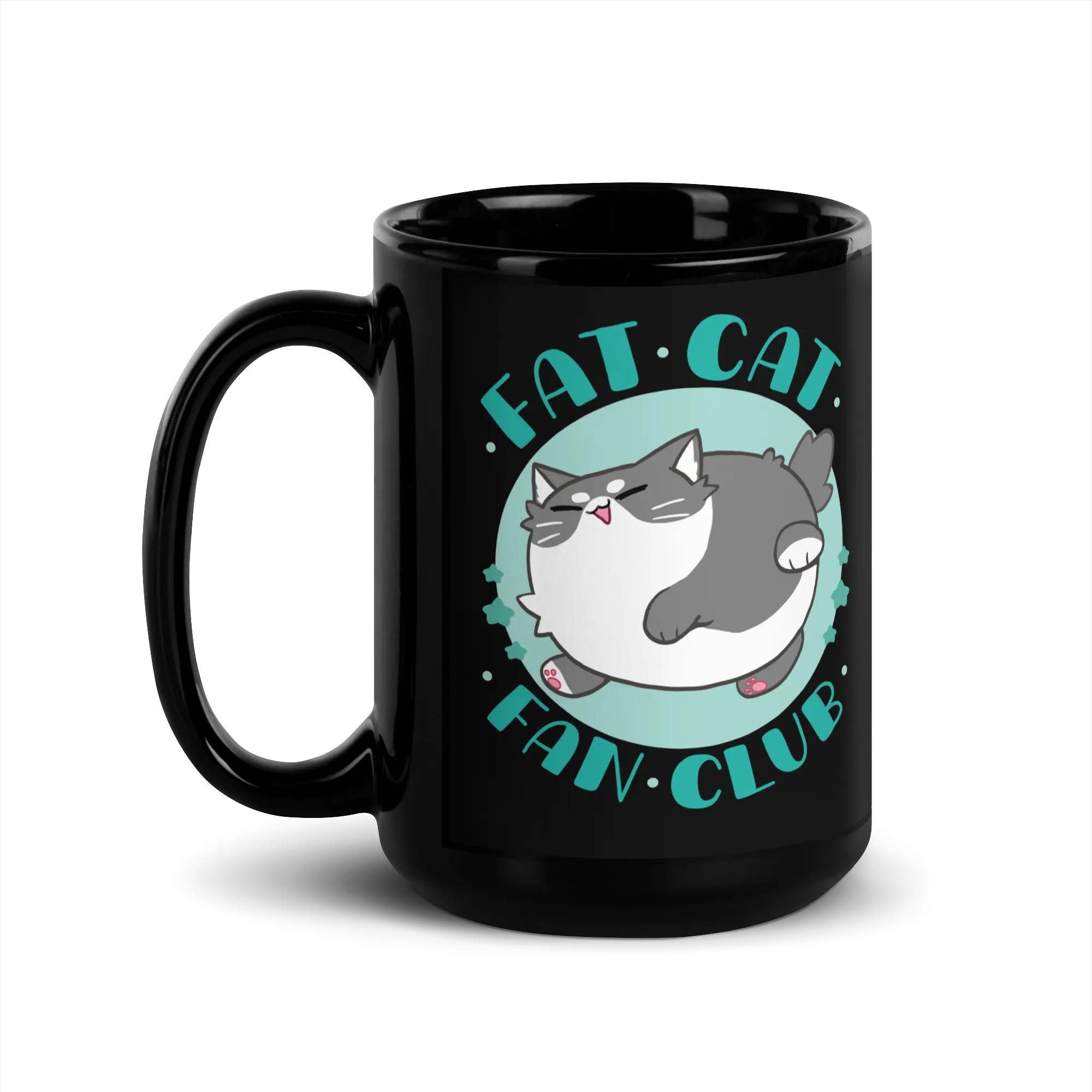 Fat Cat Fan Club Glossy Mug