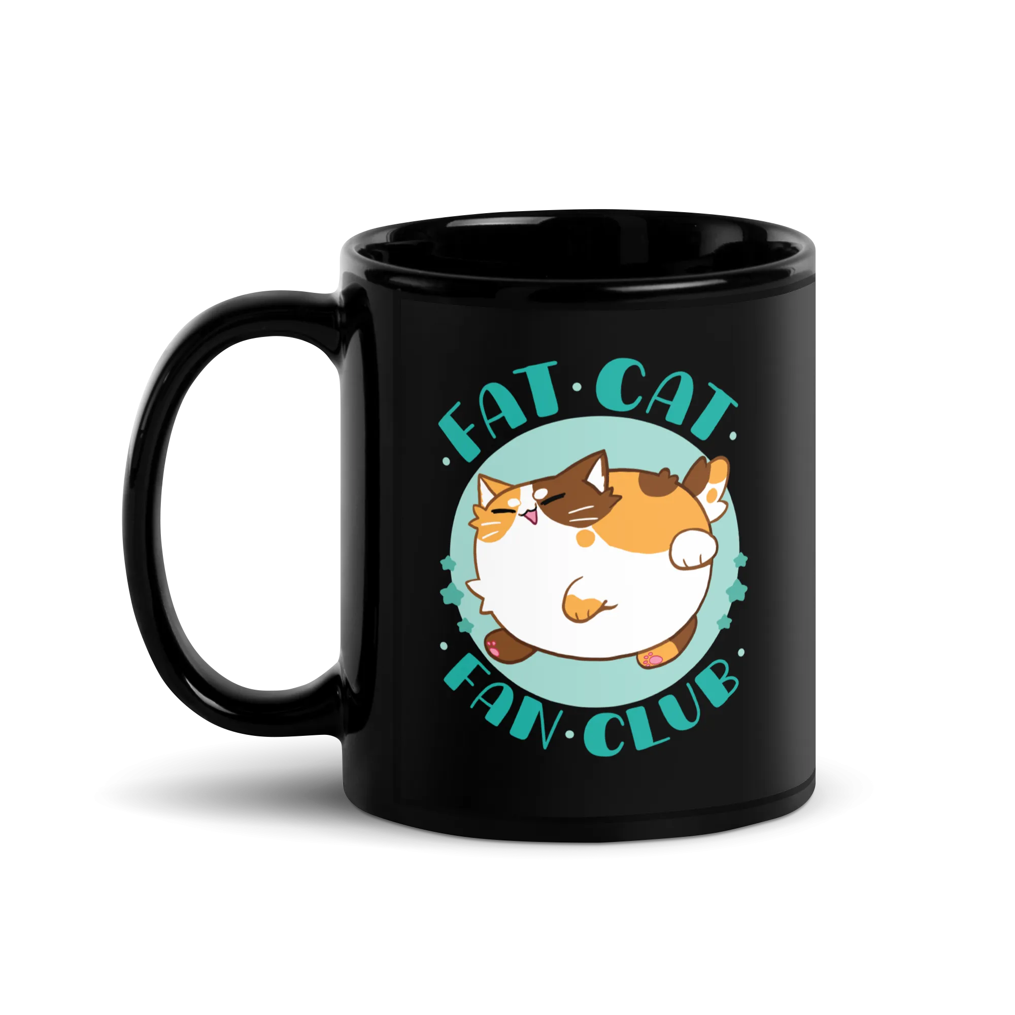 Fat Cat Fan Club Glossy Mug