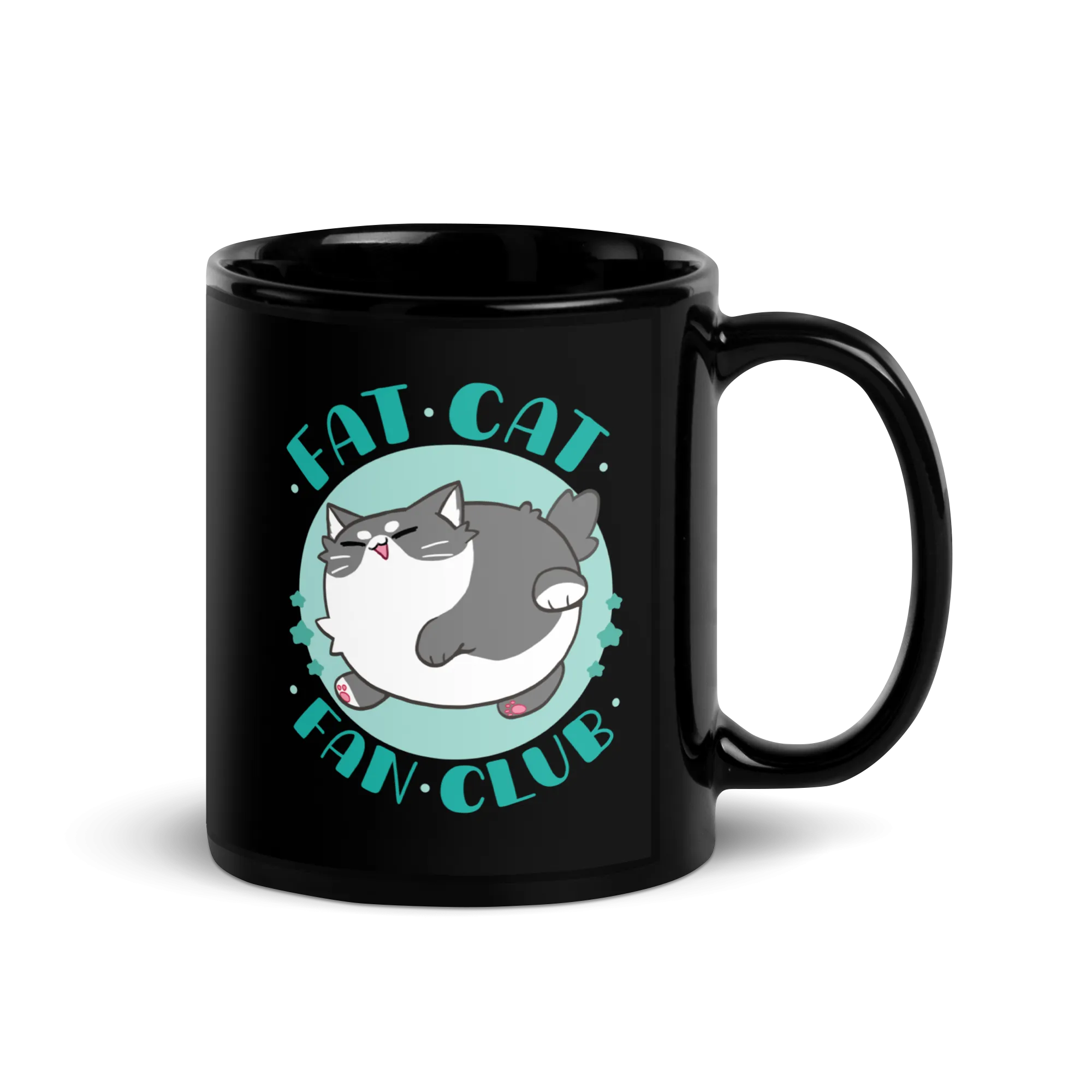 Fat Cat Fan Club Glossy Mug