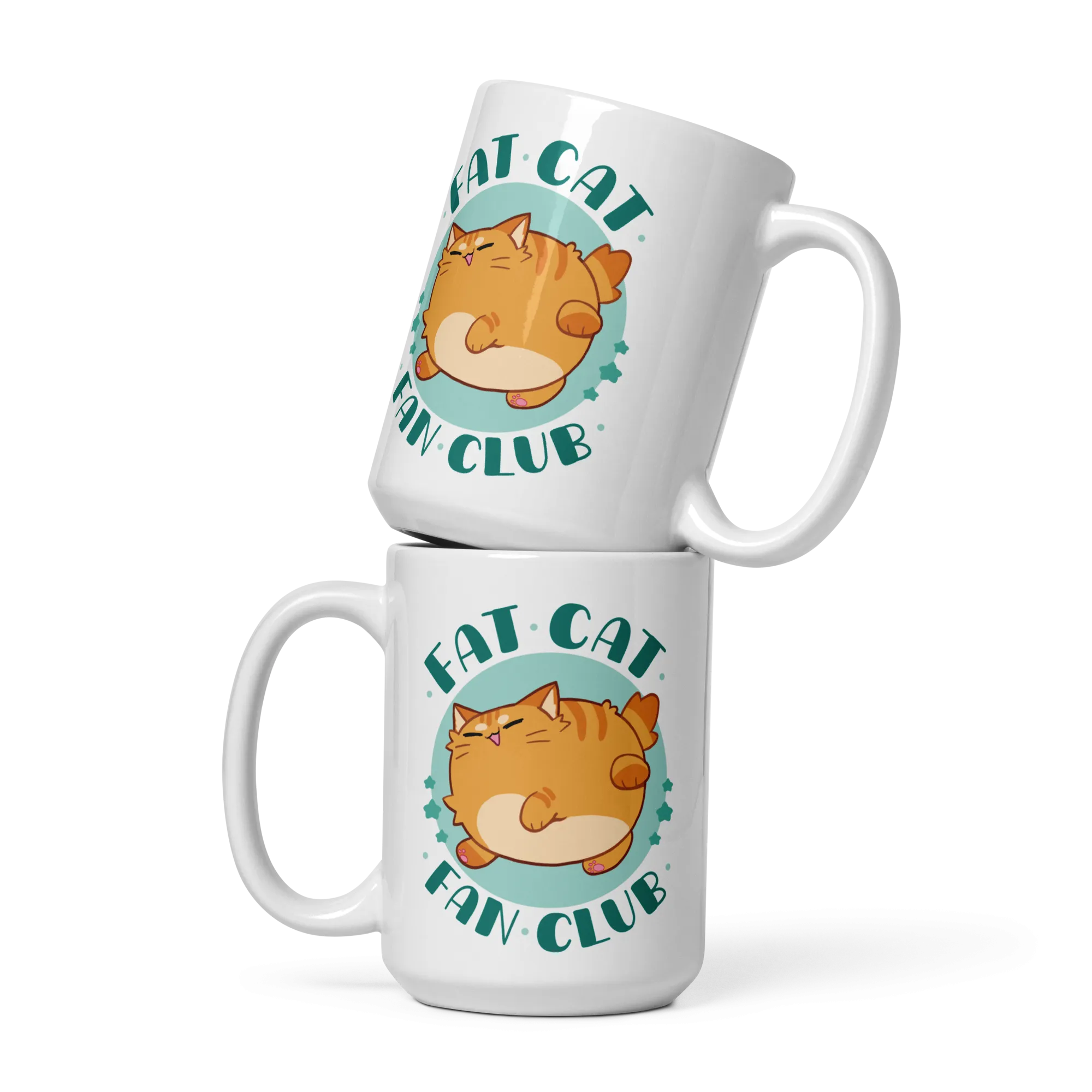 Fat Cat Fan Club Glossy Mug