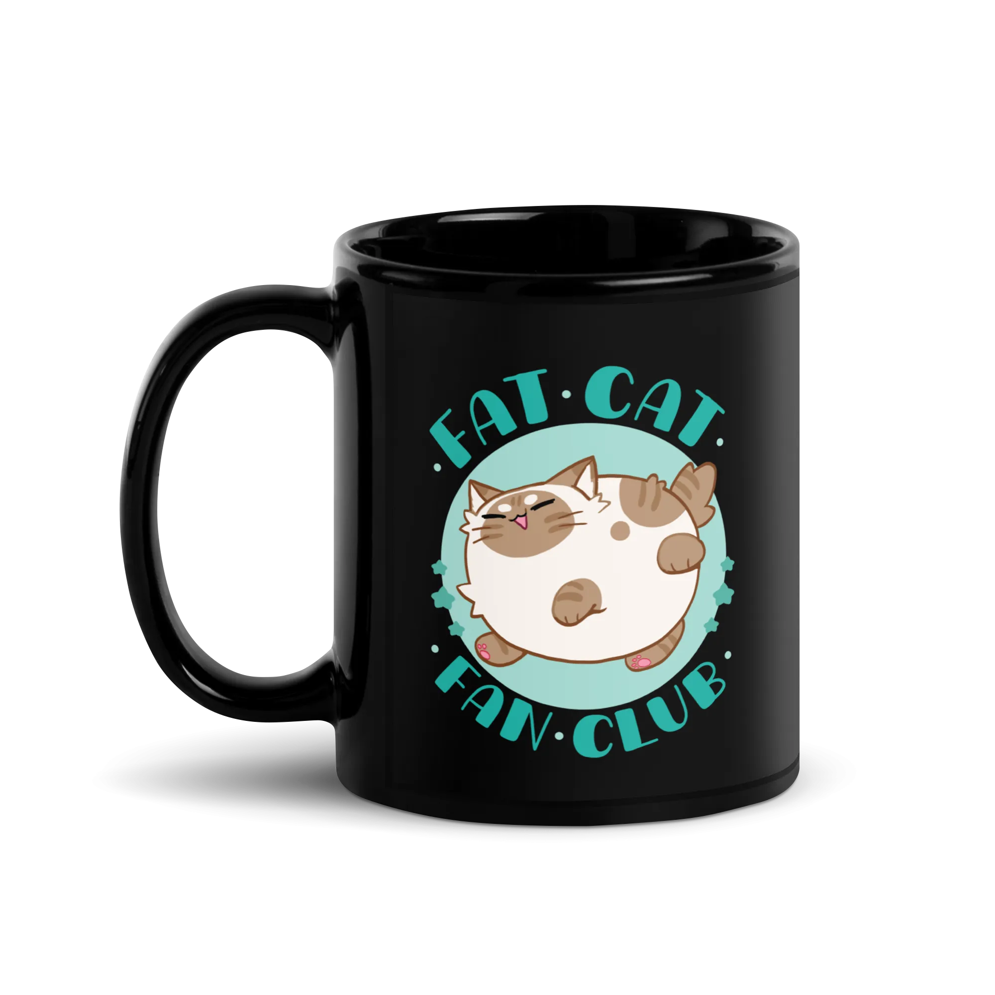 Fat Cat Fan Club Glossy Mug