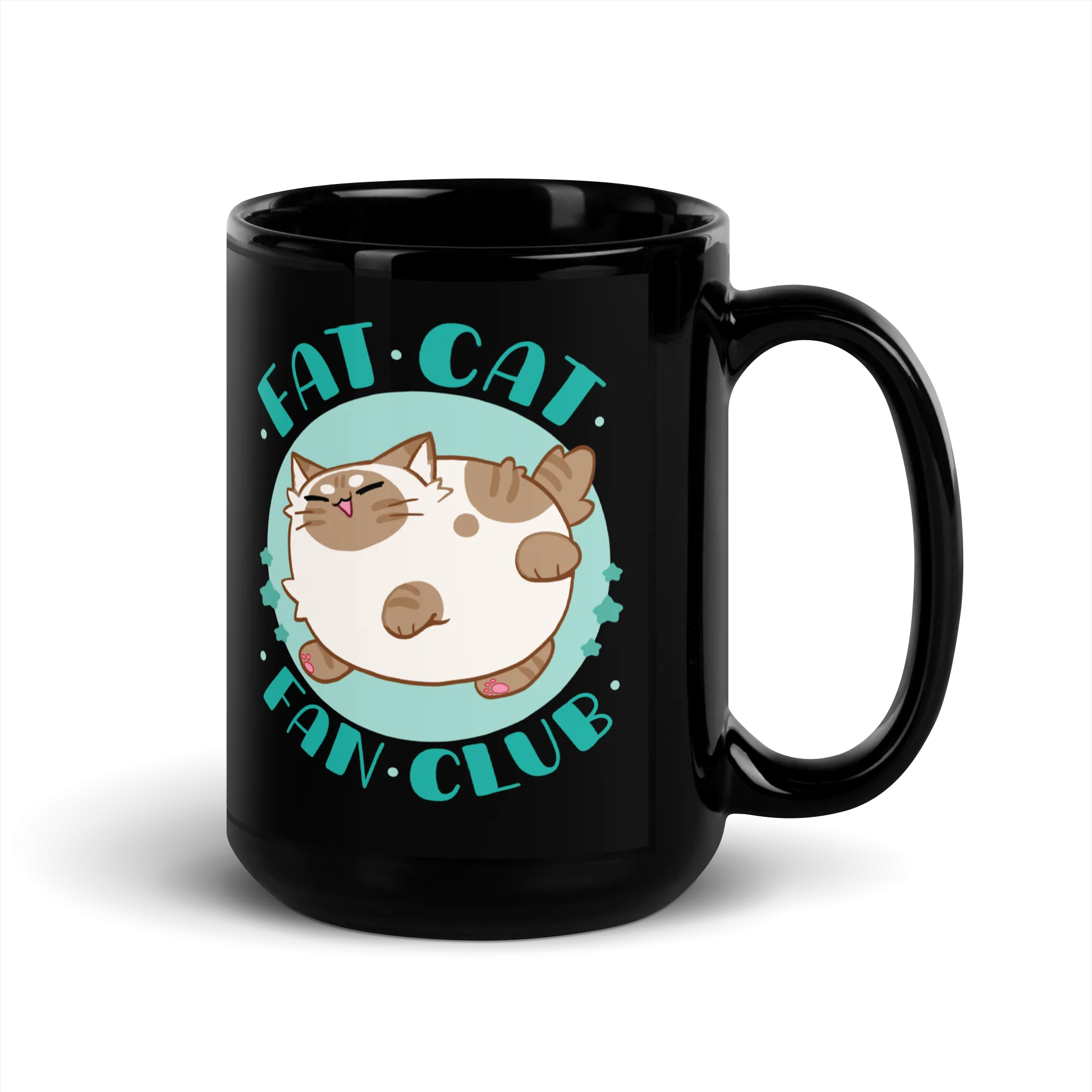 Fat Cat Fan Club Glossy Mug