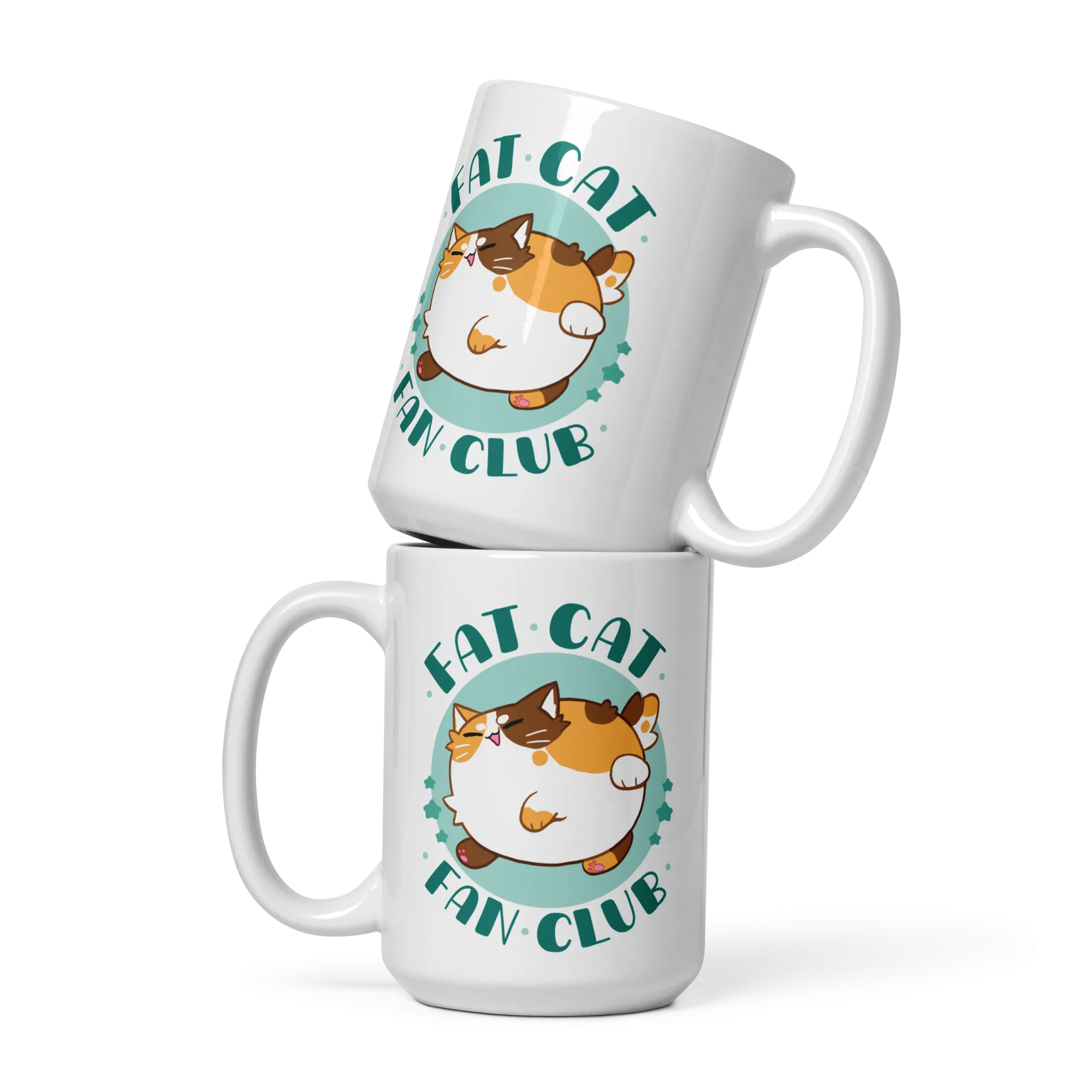 Fat Cat Fan Club Glossy Mug