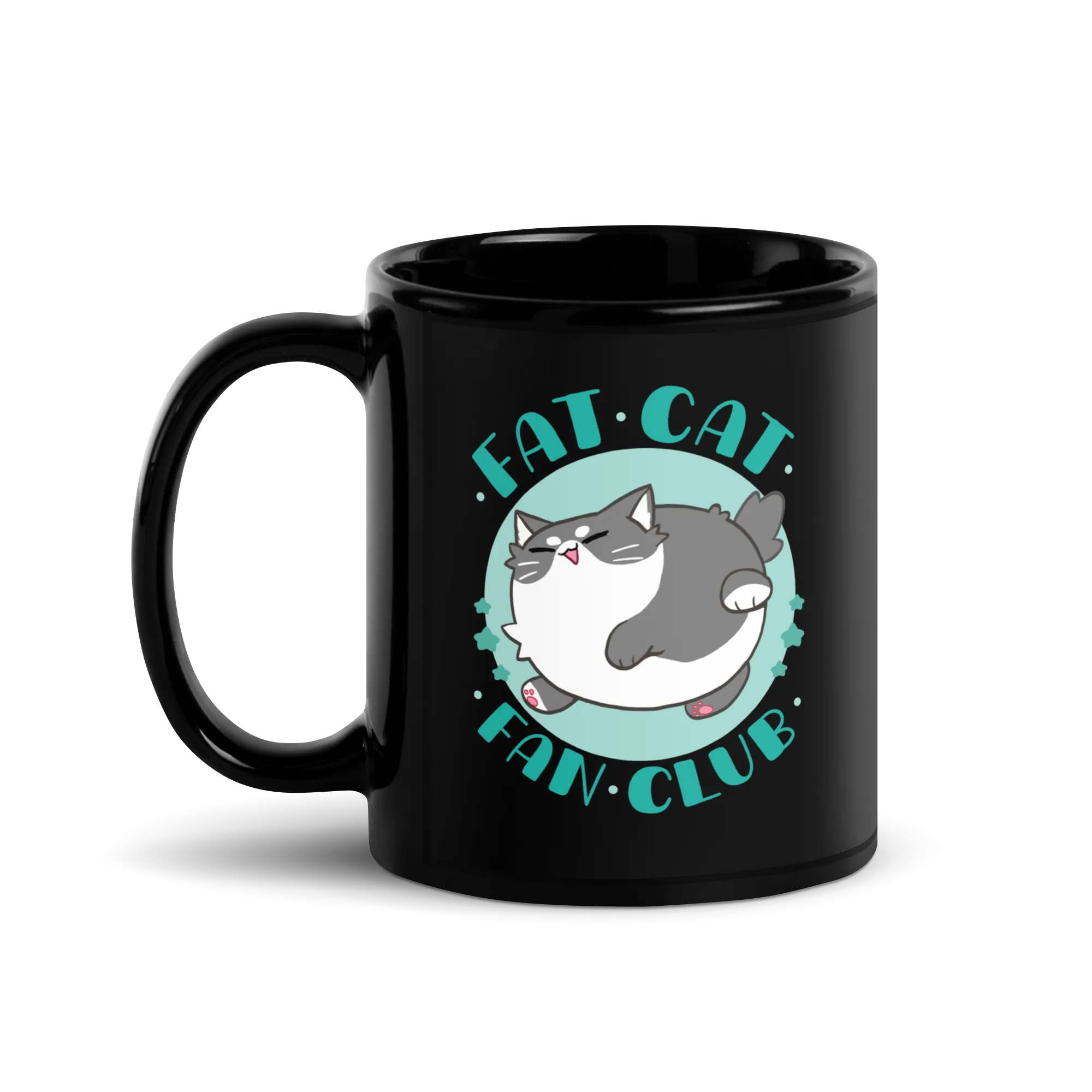 Fat Cat Fan Club Glossy Mug