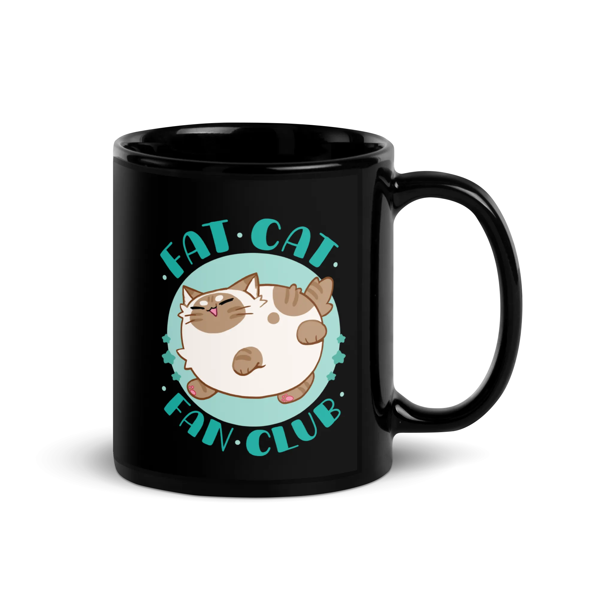 Fat Cat Fan Club Glossy Mug